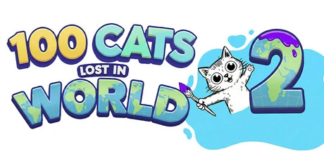 100 Cats Lost In World 2 Find & Color