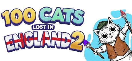 100 Cats Lost In England 2 Find & Color