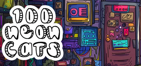 100 Neon Cats