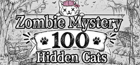 Zombie Mystery: 100 Hidden Cats